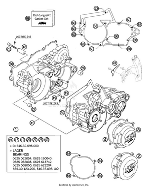 Engine Case Schematic