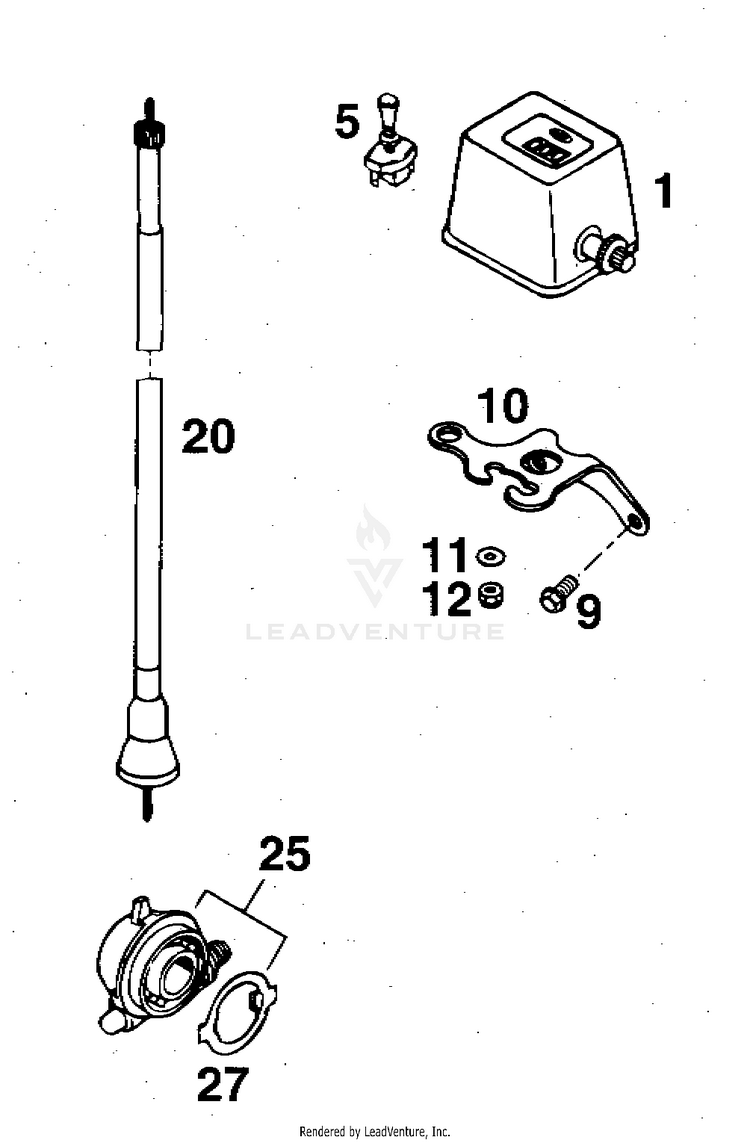 Speedometer 360 MXC Chassis - 1997 Schematic