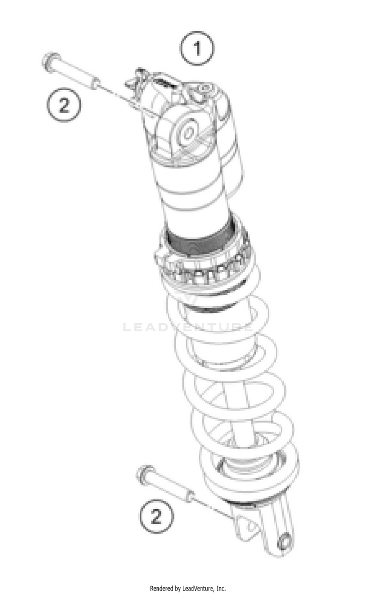 Shock Absorber 250 SX-F CHASSIS - 2026 Schematic