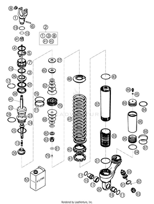 Monoshock Disassembled Schematic