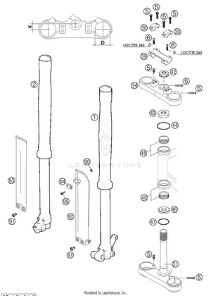 Front Fork Marzocchi Usd 35 Schematic
