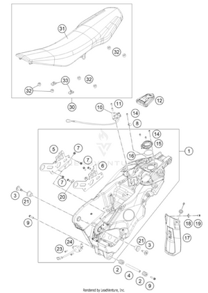 Tank, Seat Schematic