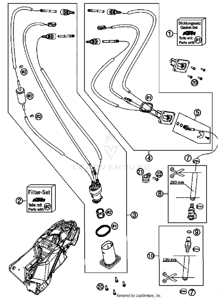 Fuel Pump 690 Enduro Chassis - 2011 Schematic