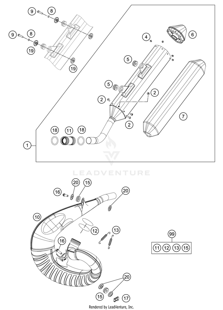 Exhaust System Schematic