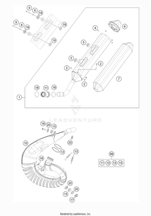 Exhaust System Schematic