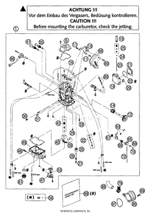 Carburetor Fcr-mx 39/41 Schematic