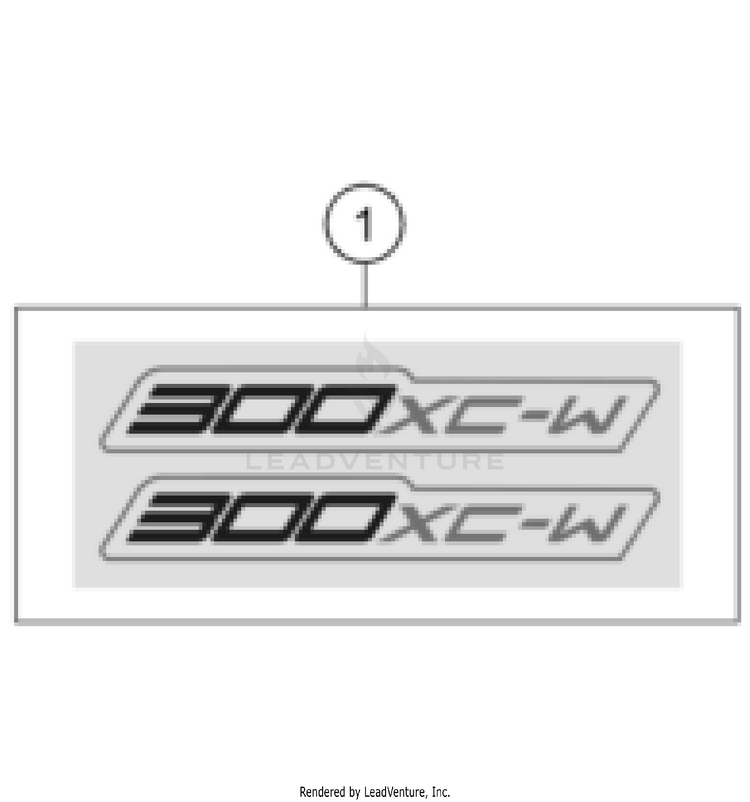 Decal 300 XC-W US CHASSIS - 2024 Schematic