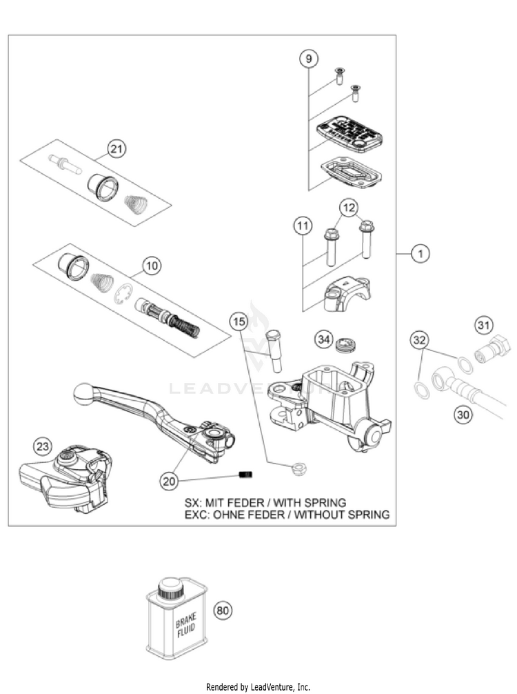 Front Brake Control Schematic
