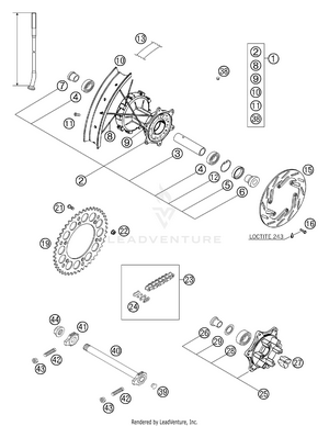 Rear Wheel Schematic
