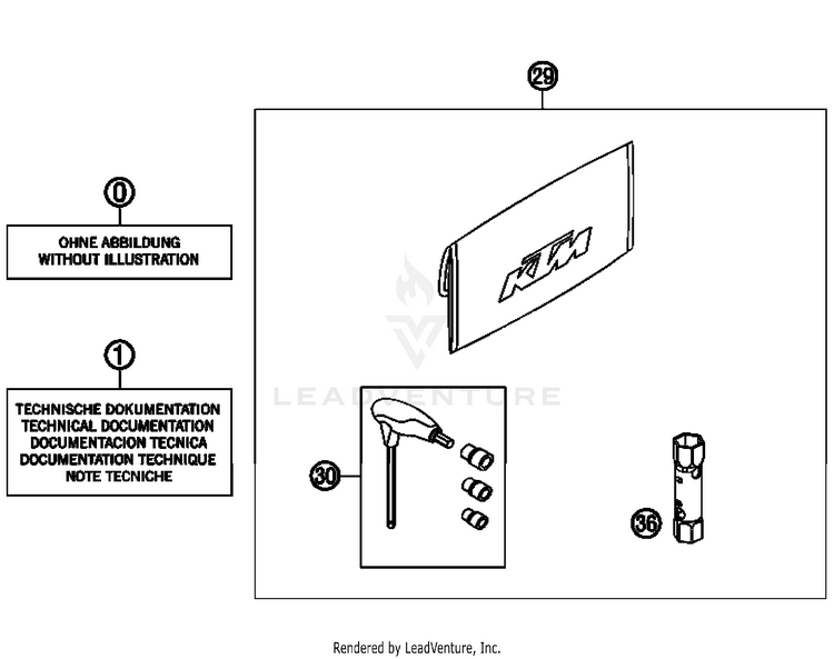 Accessories Kit 50 Mini Adventure Chassis - 2008 Schematic