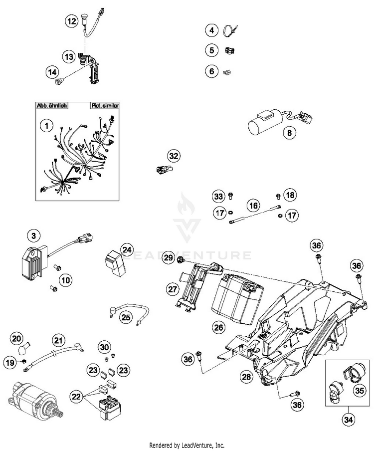Wiring Harness 450 SXF FACTORY EDITION Chassis - 2016 Schematic