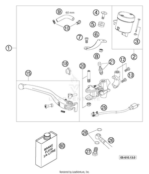 Hand Brake Cylinder Schematic