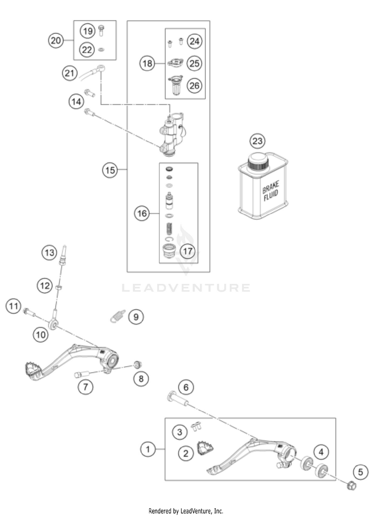 Rear Brake Control Schematic