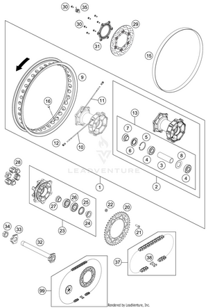 Rear Wheel Schematic