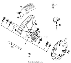 Front Wheel Schematic