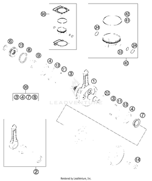 Crankshaft, Piston Schematic