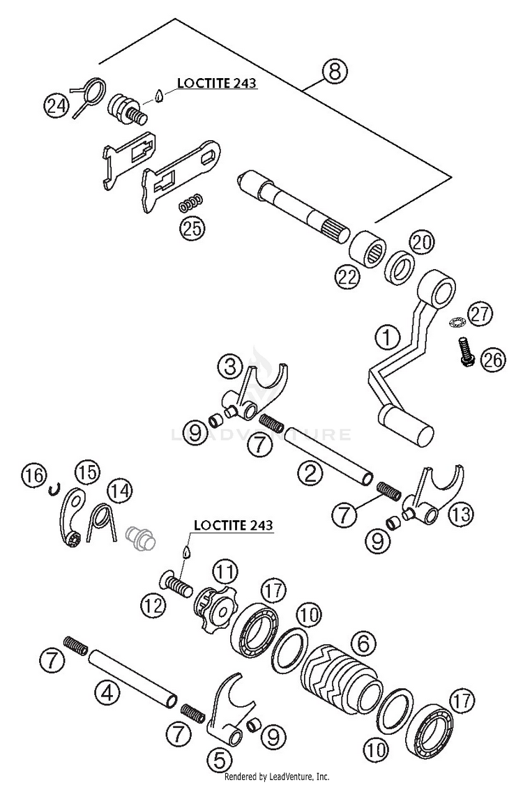Shifting Mechanism Schematic