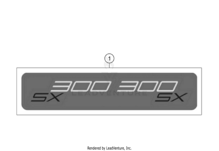 Decal 300 SX CHASSIS - 2026 Schematic