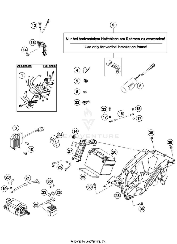 Wiring Harness 350 SX-F CHASSIS - 2018 Schematic