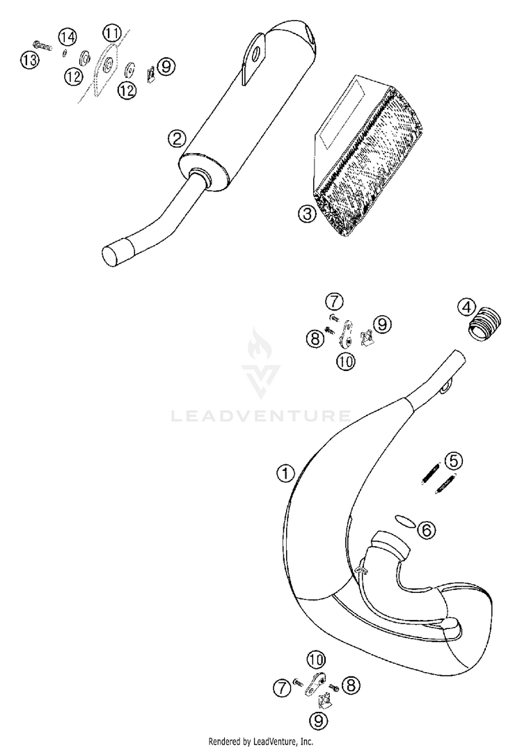 Exhaust System Schematic