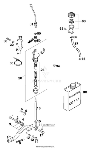 Rear Brake Control Schematic