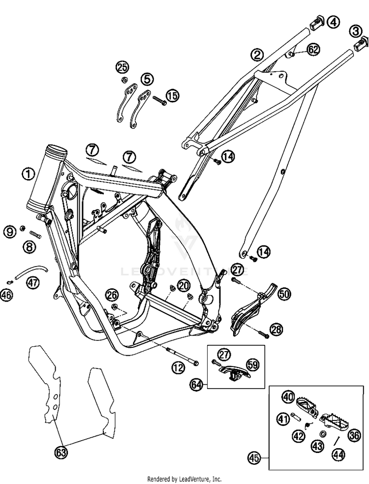 Frame 200 XC USA Chassis - 2008 Schematic