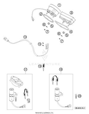Instruments, Lock System Schematic