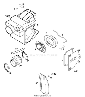 Air Filter Box Schematic