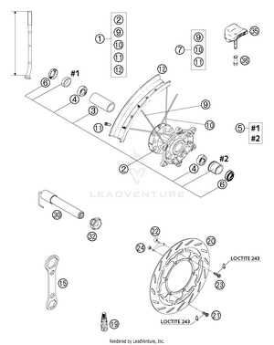 Front Wheel Schematic