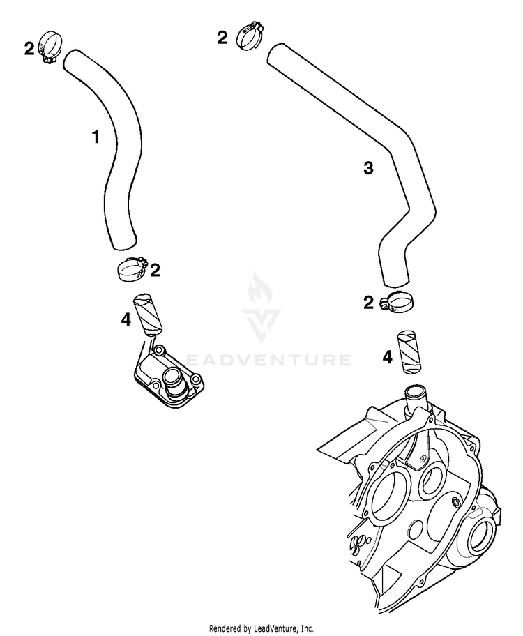 Breather System 620 R Engine - 1998 Schematic