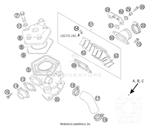 Cylinder - Cylinder Head Schematic