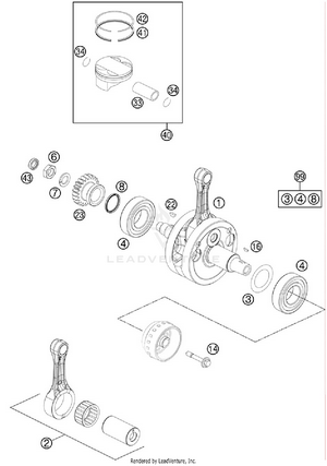 Crankshaft, Piston Schematic