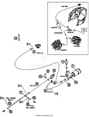 Evaporate Canister Schematic