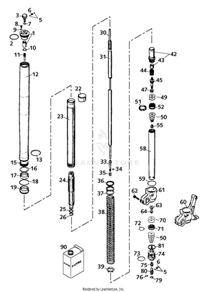 Fork Leg Multi Adjuster Schematic
