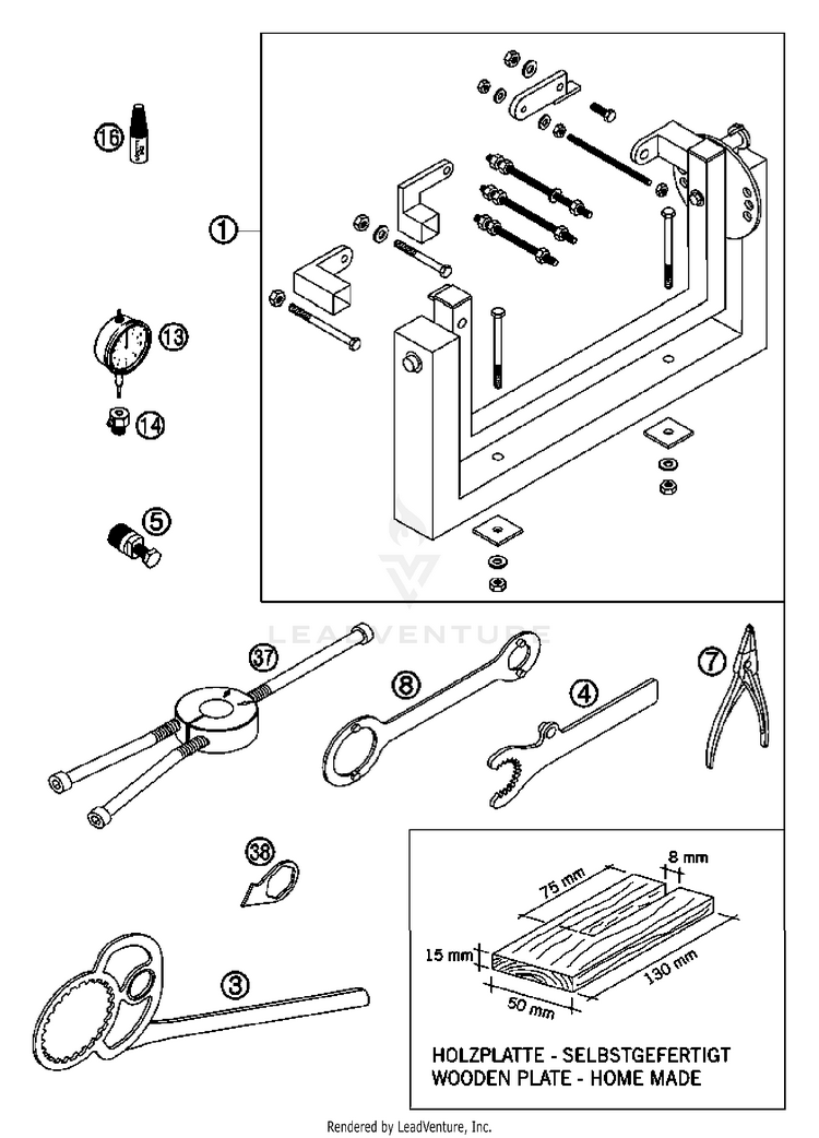 Special Tools 200 XC Engine - 2007 Schematic