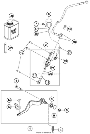 Rear Brake Control Schematic