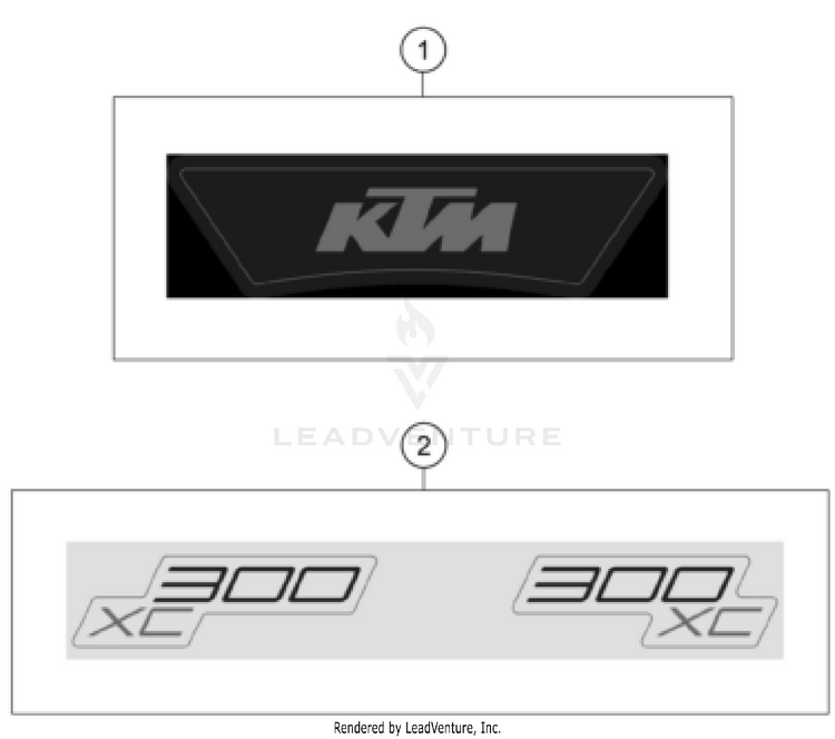 Decal 300 XC CHASSIS - 2023 Schematic