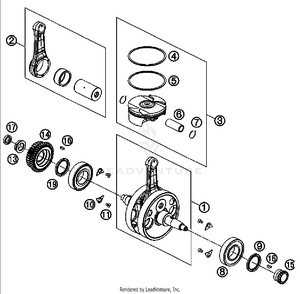 Crankshaft, Piston Schematic