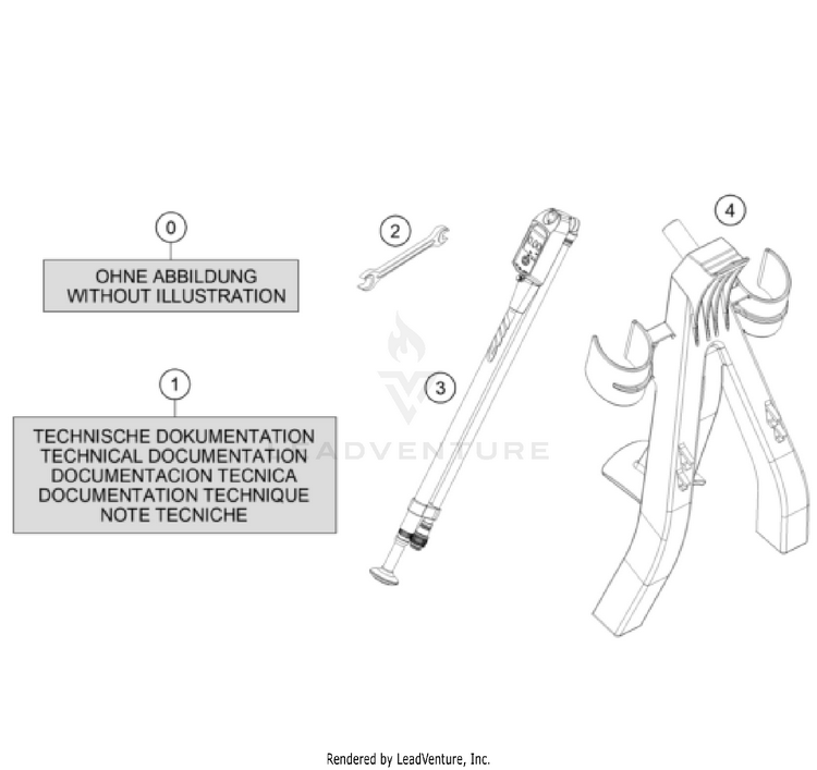 Accessory Pack 300 SX CHASSIS - 2026 Schematic