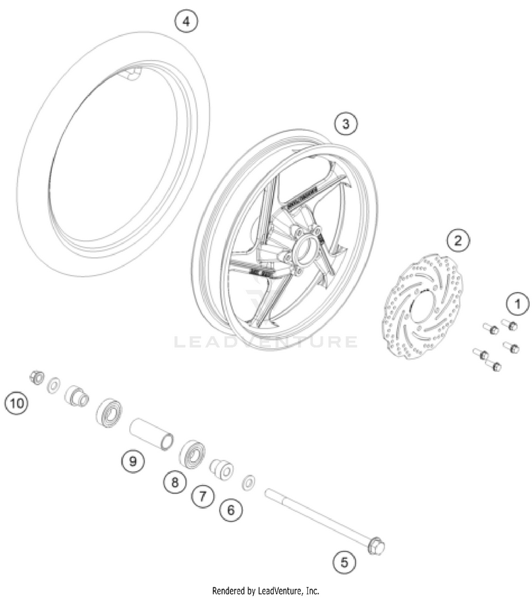 Front Wheel Schematic