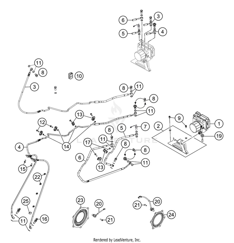 Antiblock System Abs 1290 SUPER ADVENTURE S SILVER CHASSIS - 2020 Schematic