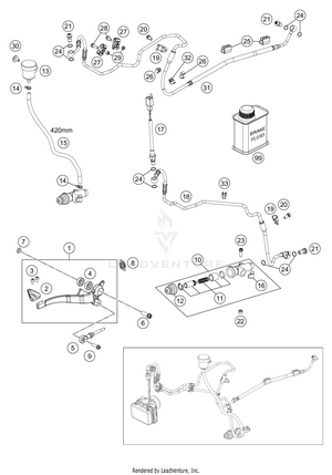 Rear Brake Control Schematic