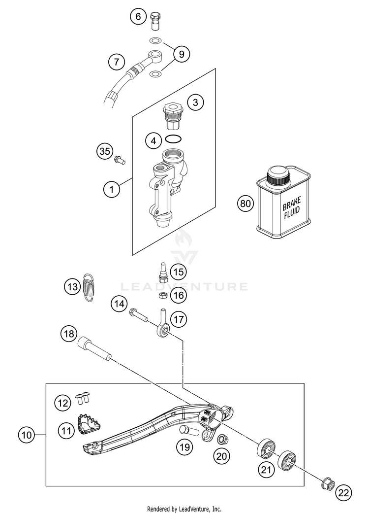 Rear Brake Control Schematic