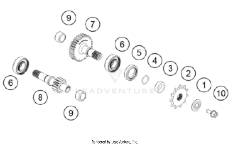 Transmission 50 SX FE ENGINE - 2024 Schematic