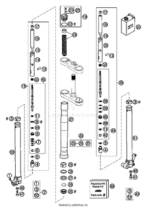 Fork Legs Schematic