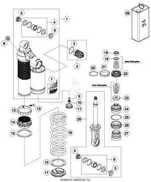 Monoshock Disassembled Schematic