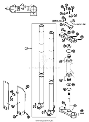 Front Fork Schematic