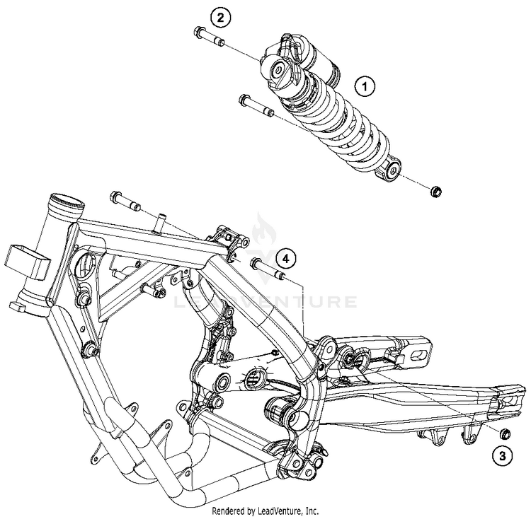 Monoshock 65 SX Chassis - 2016 Schematic