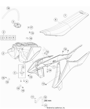 Tank, Seat Schematic