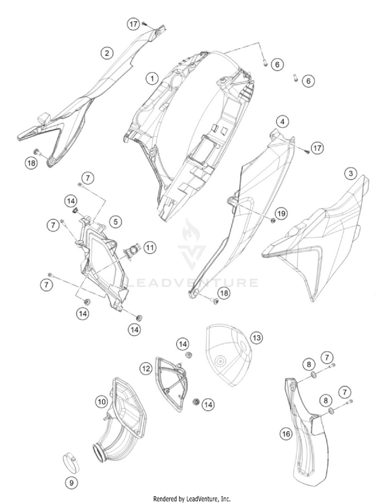 Luftfilter 300 XC-W FACTORY EDITION CHASSIS - 2025 Schematic